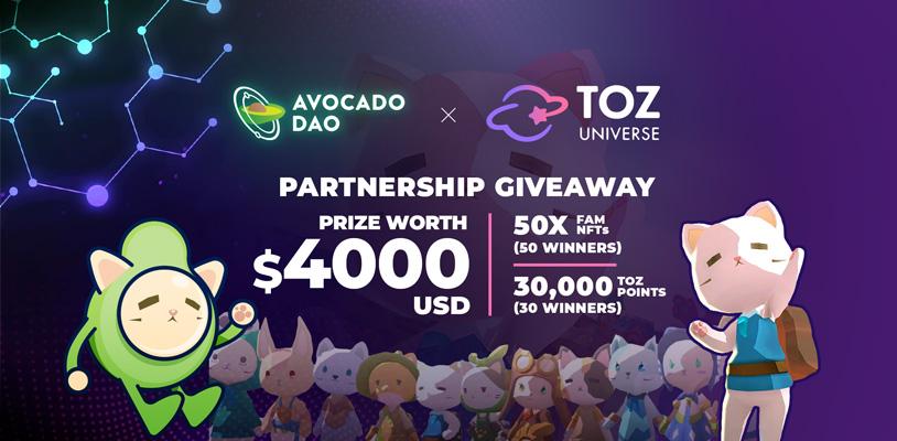 TOZ Universe x Avocado Partnership Giveaway!