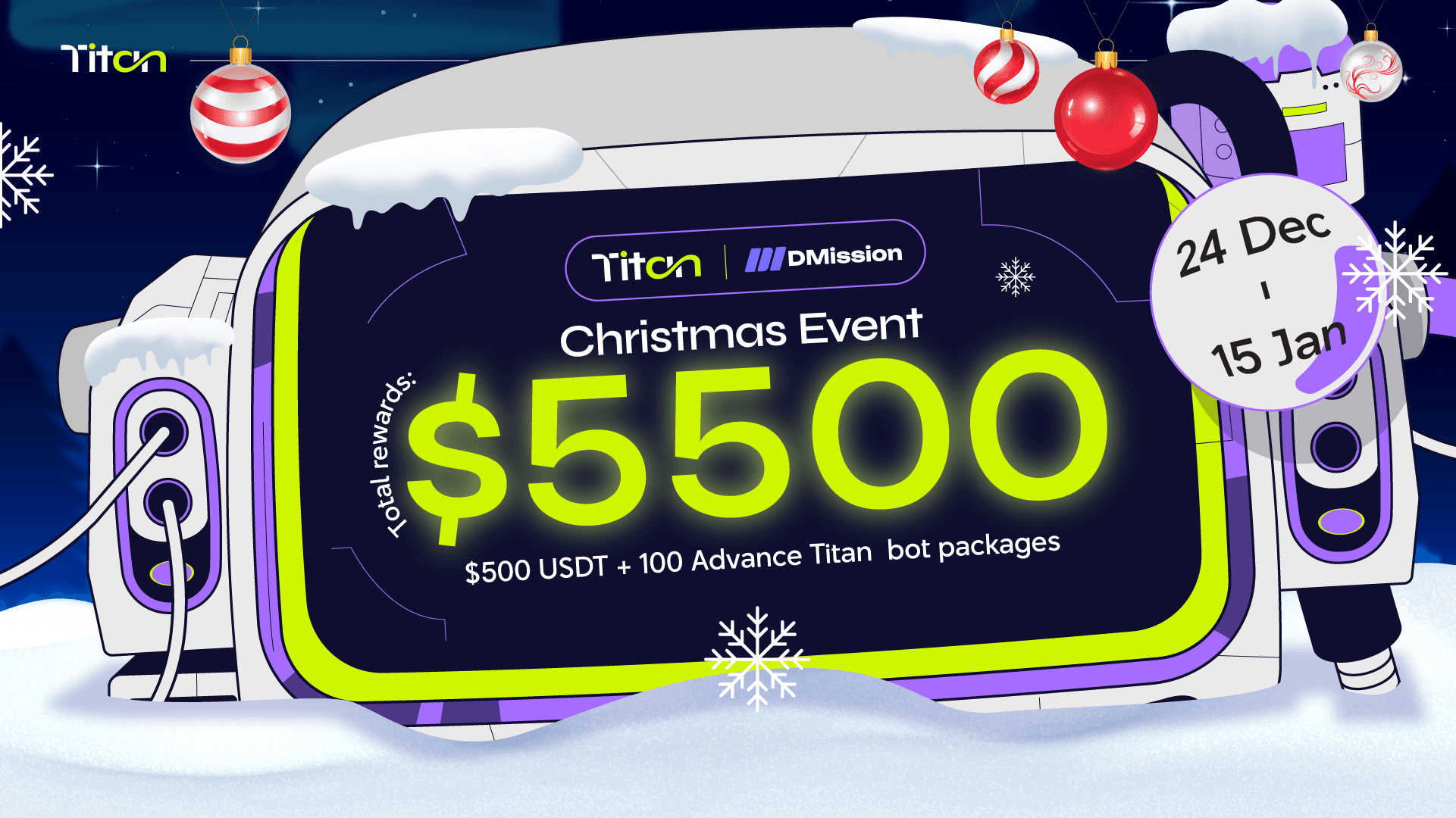 Titan Trading Platform x DMission: Christmas Event