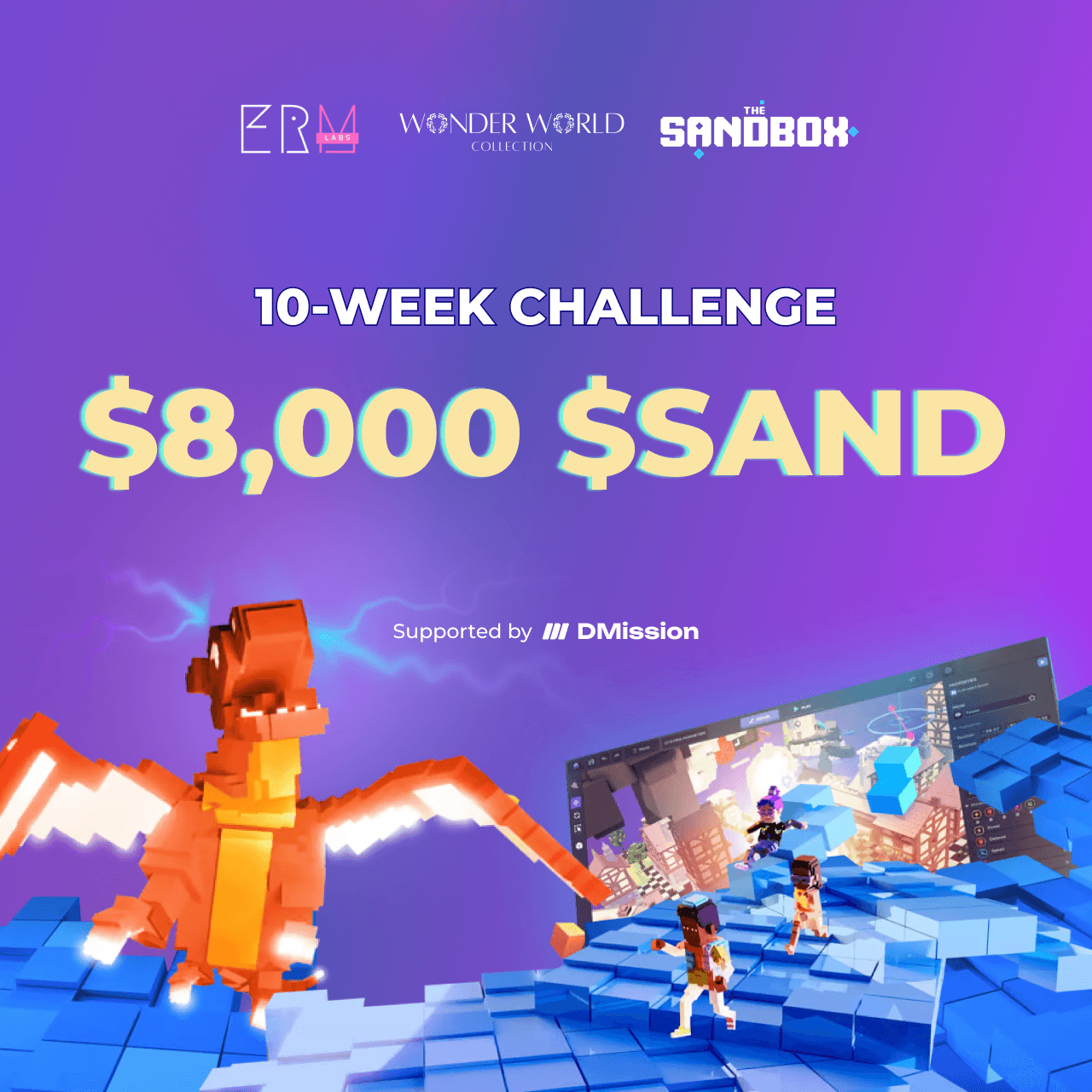 10-Week Challenge: Grab Your Chance to Win $8,000 $SAND