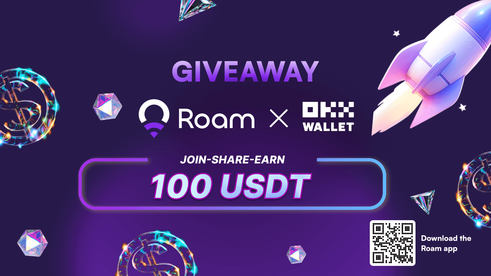 Roam x OKX Giveaway Event