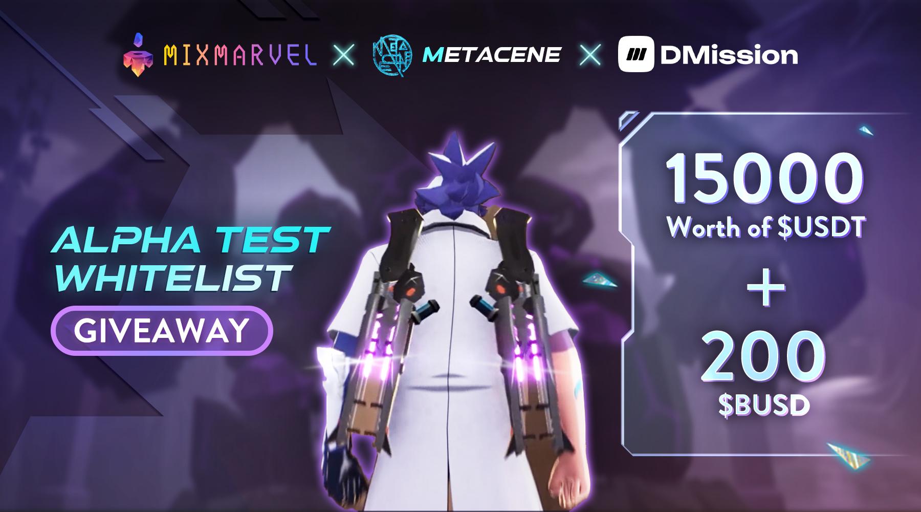 MixMarvel New Game: MetaCene Alpha Test Whitelist Giveaway