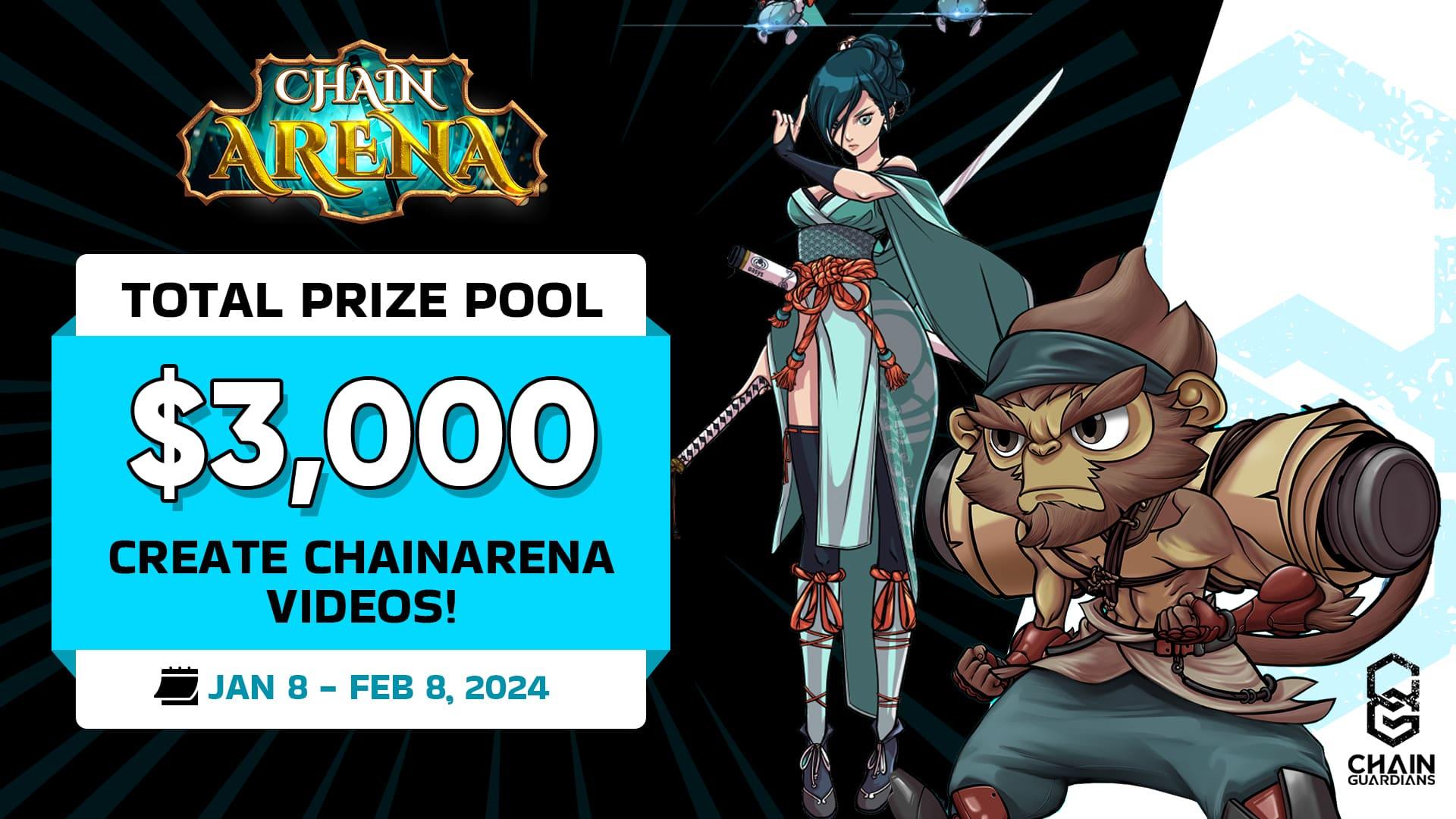 ChainArena $3,000 Creator Mission