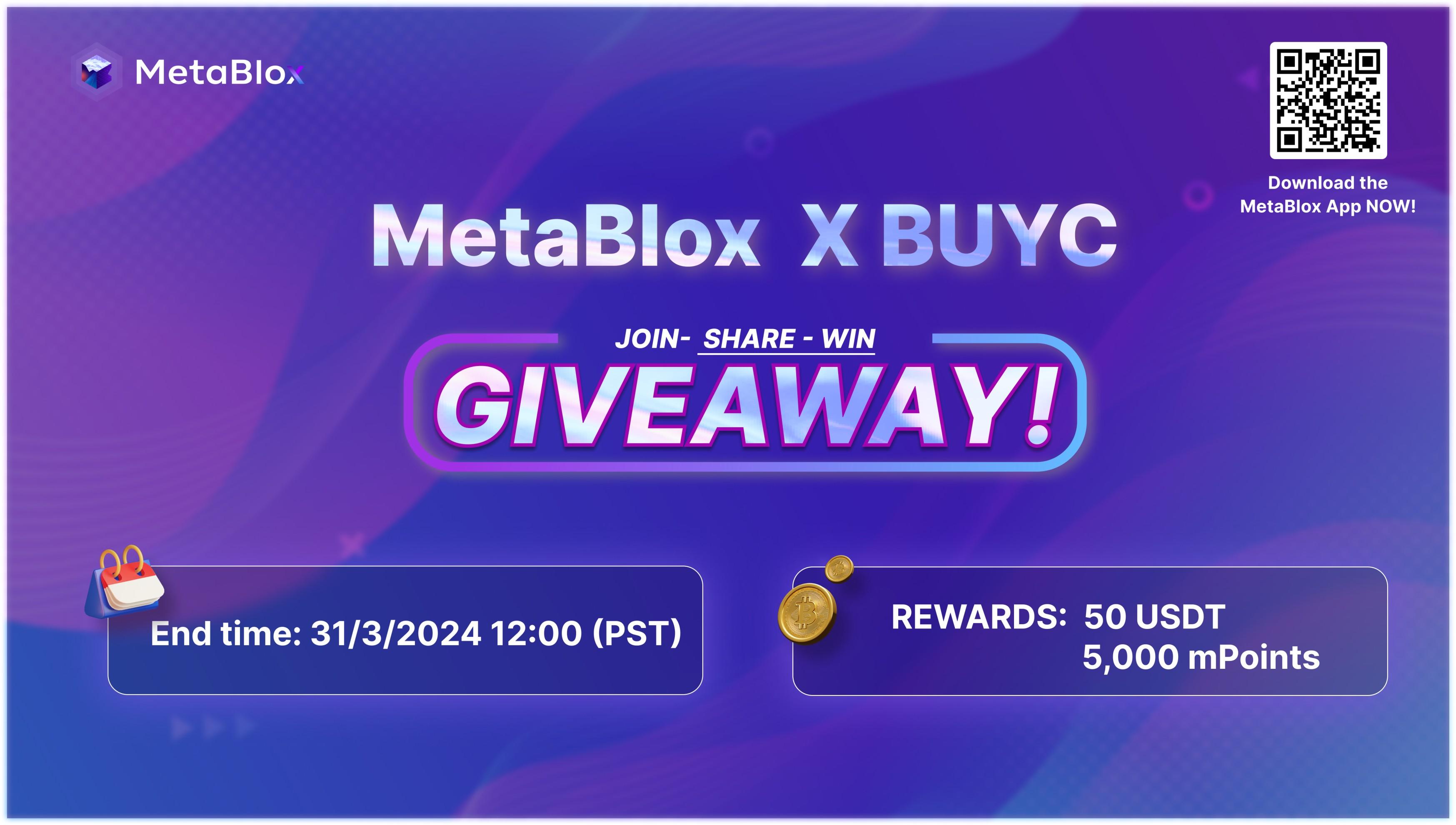 MetaBlox X BUYC Airdrop Event