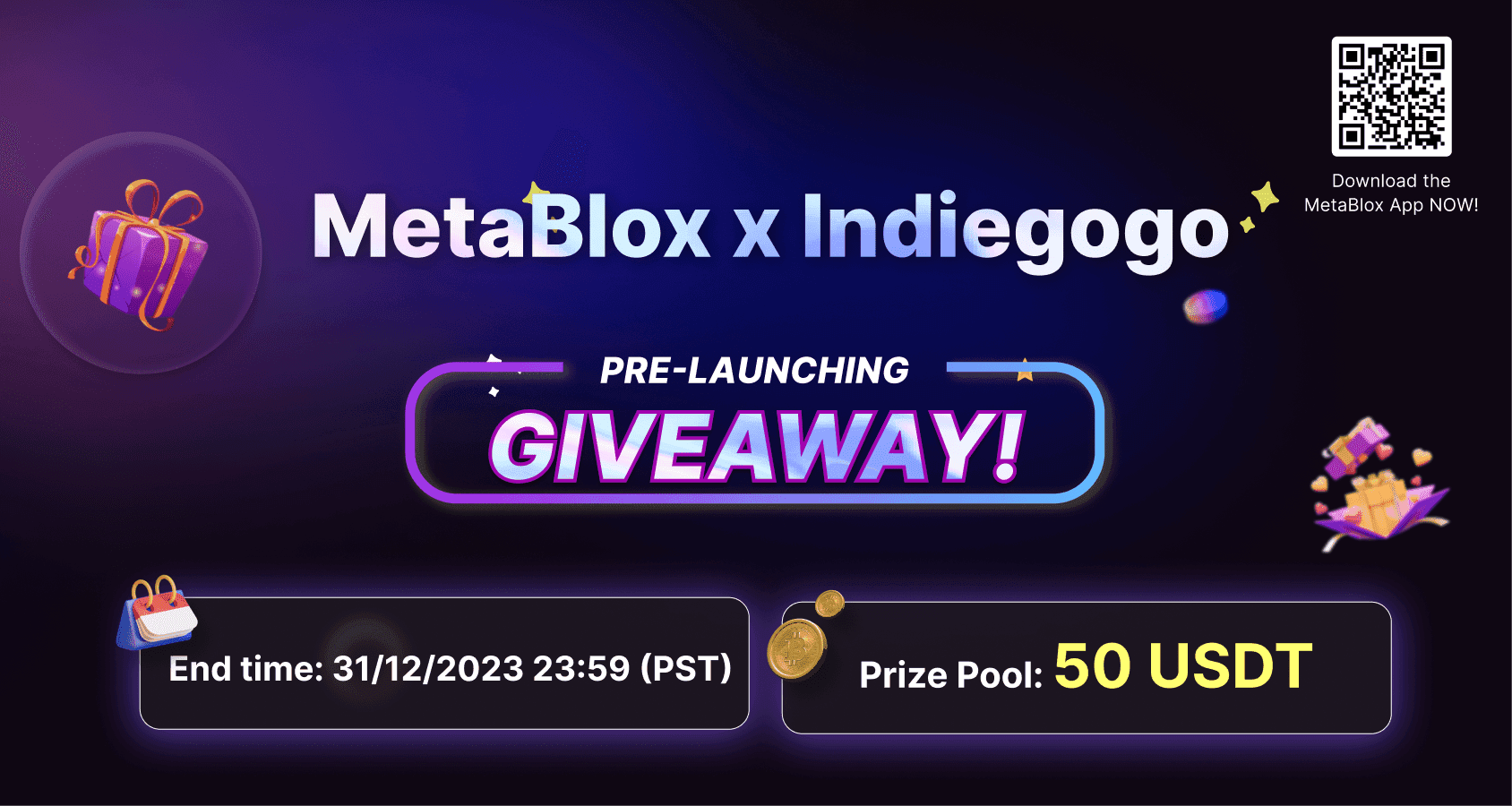 MetaBlox x Indiegogo: Pre-launching GIVEAWAY