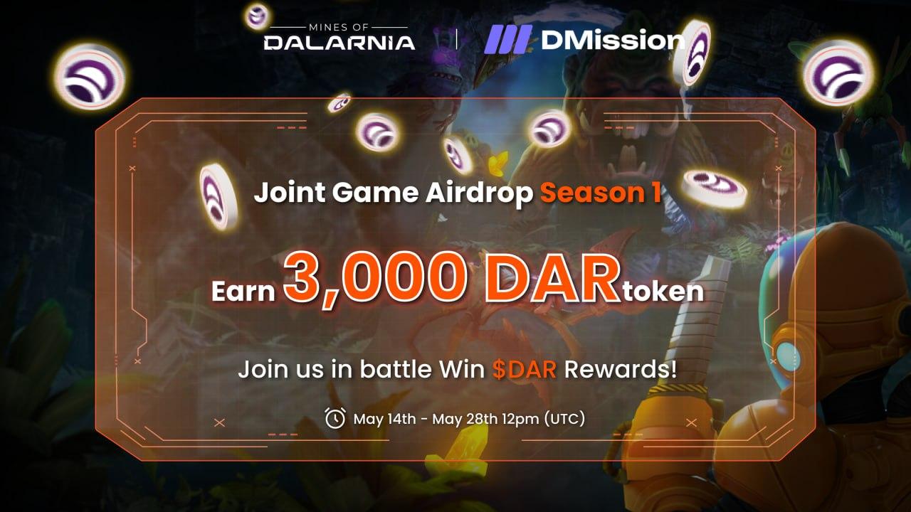 3000 $DAR GIVE AWAY | Mines of Dalarnia Mission LAUNCH