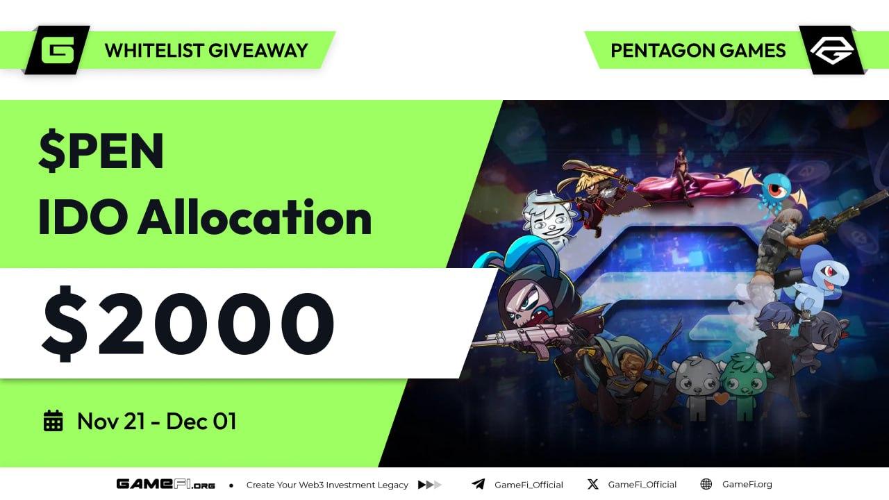 🔥 Pentagon IDO Allocation is Open – Secure Your Spot Today! 🚀
