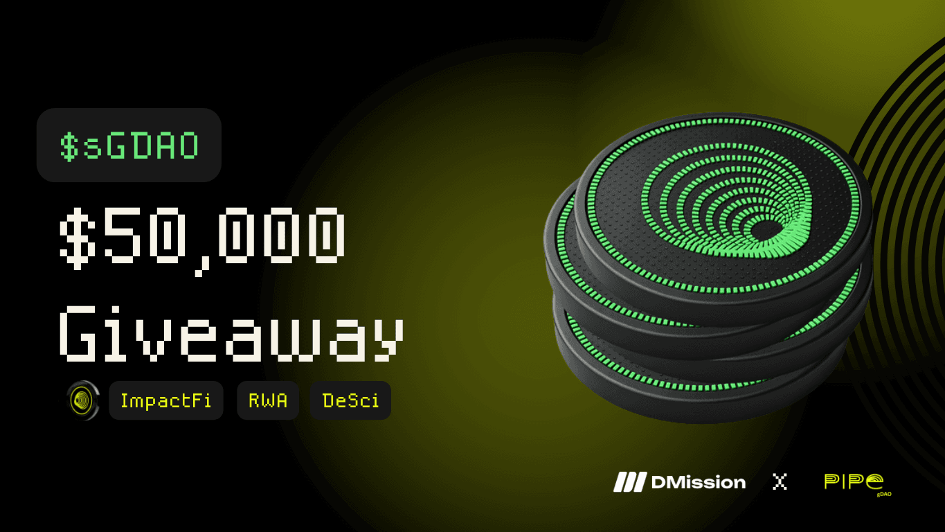 Win Your Share of a $50,000 in sGDAO Token