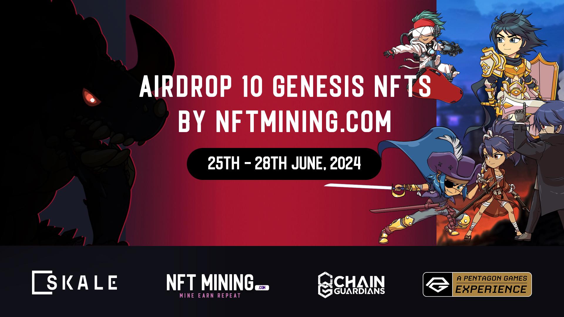 10 Genesis Pass NFTs Airdrop by NFTMining.com