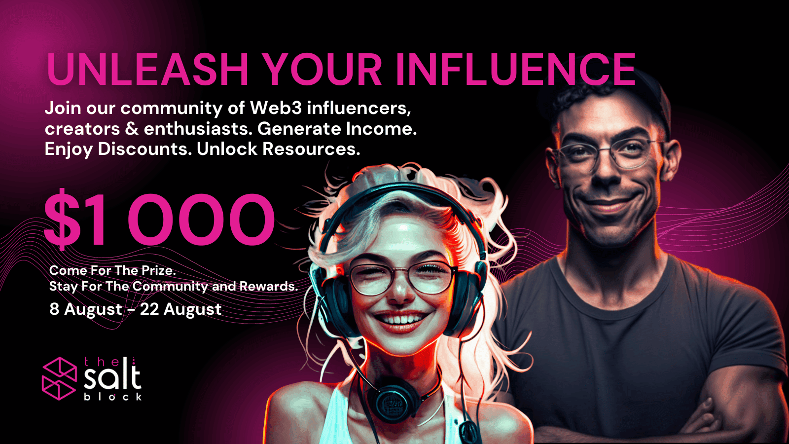 Unleash your influence & win your share of $1,000!  🔥 🔥