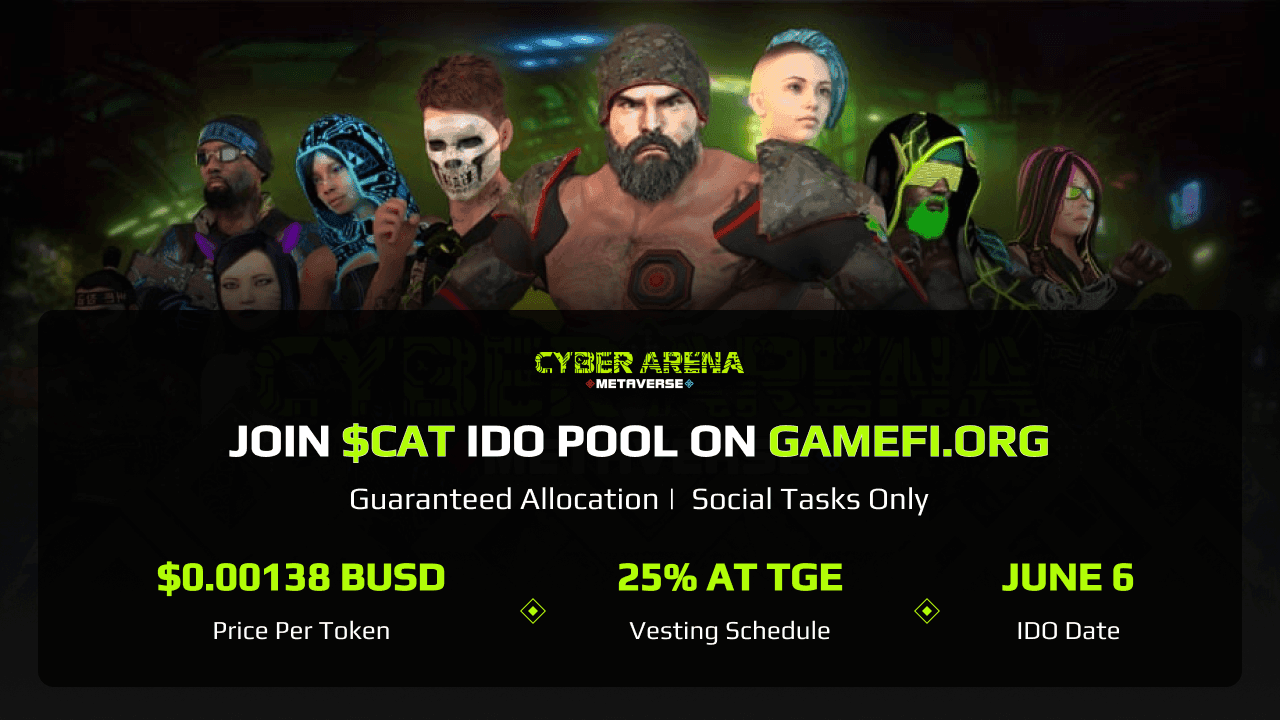 CyberArena IDO Allocation Ticket $20