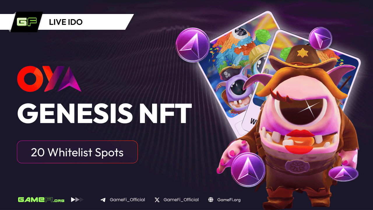 🎁 OYA CORE Genesis NFT Whitelist Giveaway
