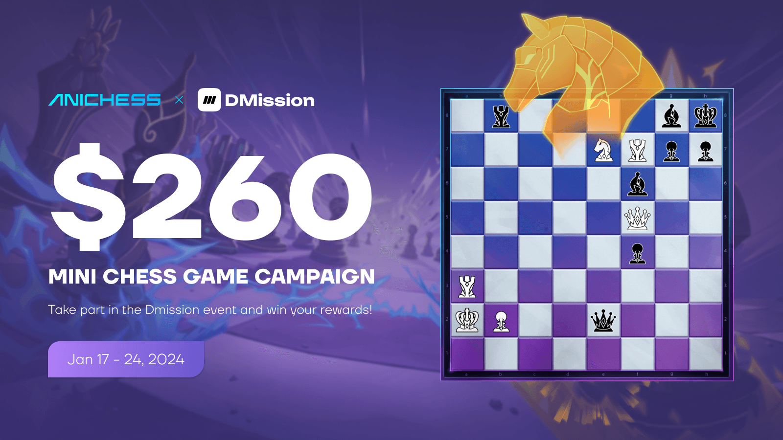 Anichess $260 USDT Puzzle Challenge: Play, Solve, Win!