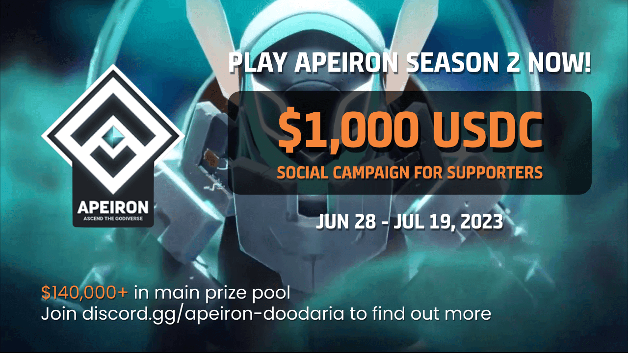 Apeiron Campaign for Supporters