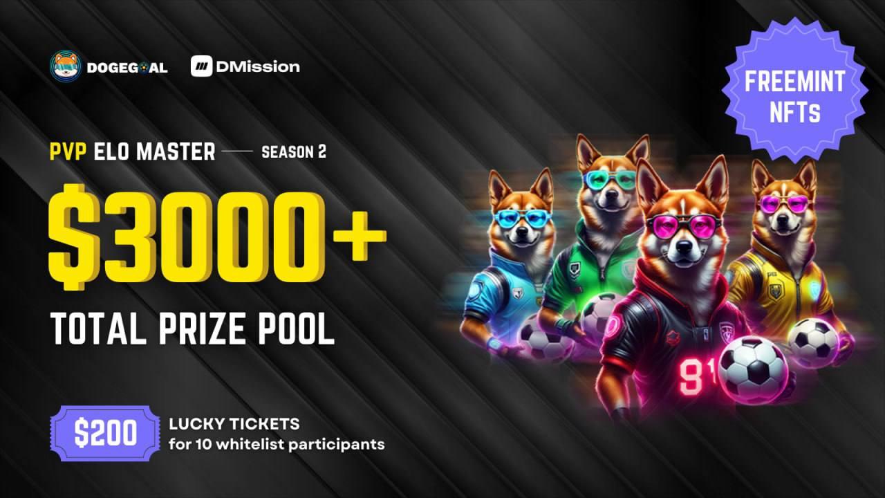 $3000+ Prize & Free NFTs from DogeGoal AI