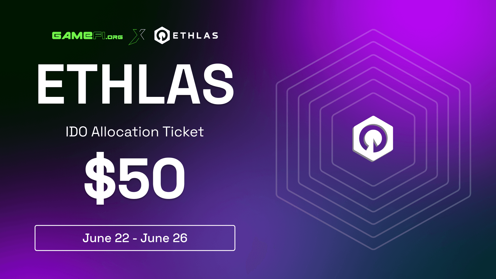 Ethlas IDO Allocation Ticket 50$